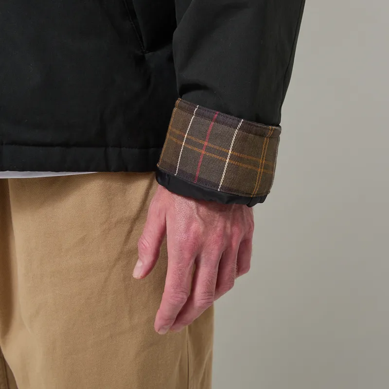 Barbour Oversized Padded Rollback Transport Jacket Black-10