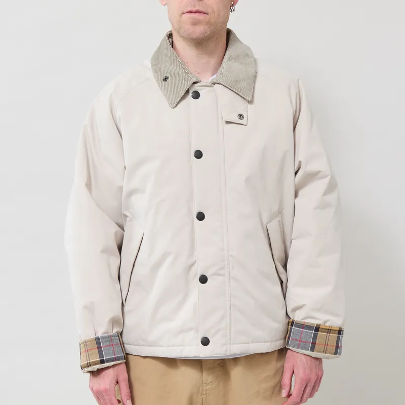 Barbour Oversized Padded Rollback Transport Jacket Mist
