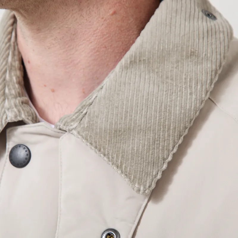 Barbour Oversized Padded Rollback Transport Jacket Mist-5