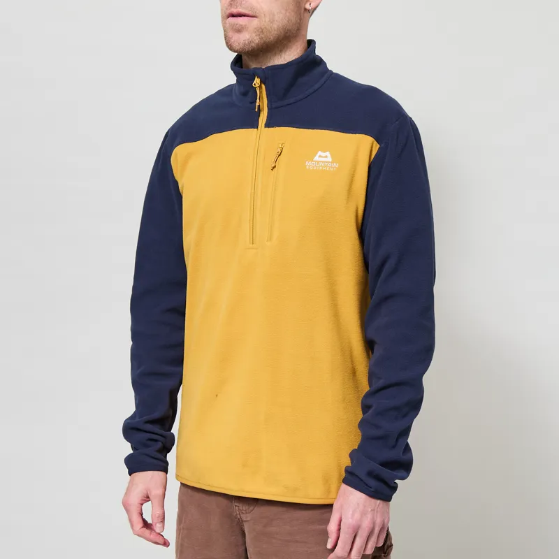 Mountain Equipment Micro Zip-T Fleece Mustard Cosmos-1