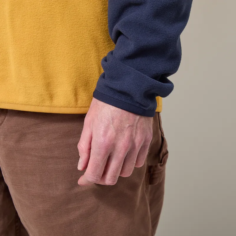 Mountain Equipment Micro Zip-T Fleece Mustard Cosmos-6