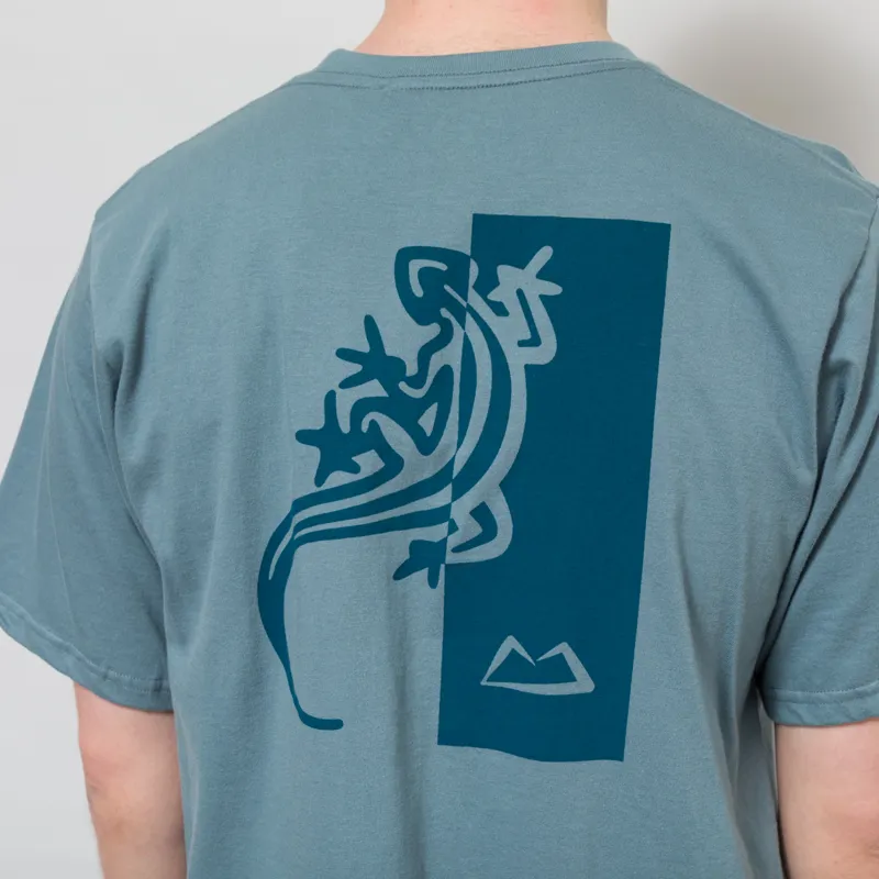 Mountain Equipment Podus T Shirt Goblin Blue-2