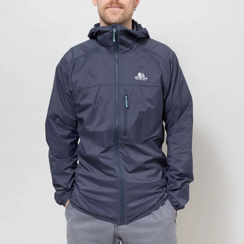 Mountain Equipment Aerofoil Hooded Jacket Blue Nights