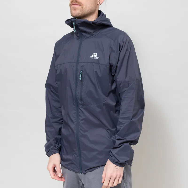 Mountain Equipment Aerofoil Hooded Jacket Blue Nights-1