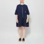L.F. Markey Womens Mega Playsuit Navy
