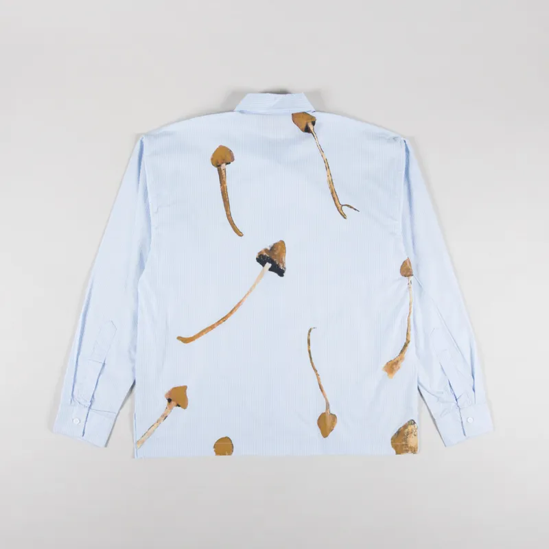 Woodensun Magic Shroom Long Sleeve Shirt Blue