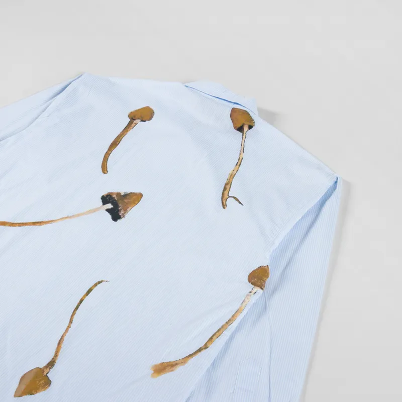 Woodensun Magic Shroom Long Sleeve Shirt Blue-2