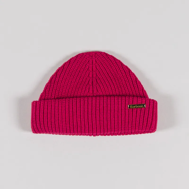 Barbour Mosely Beanie Brick Red