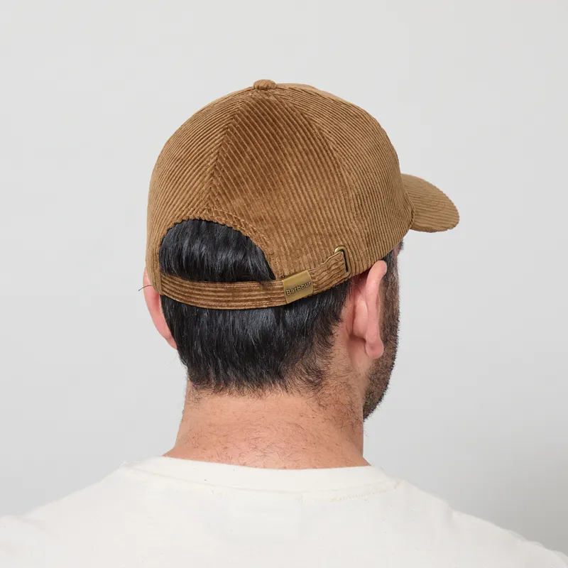 Barbour Preston Cord Cap Beige-2