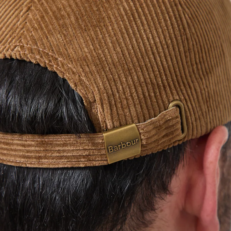 Barbour Preston Cord Cap Beige-4