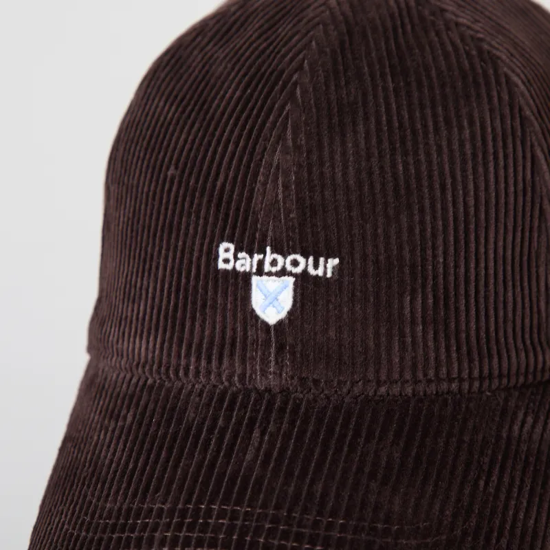 Barbour Preston Cord Cap Brown-3