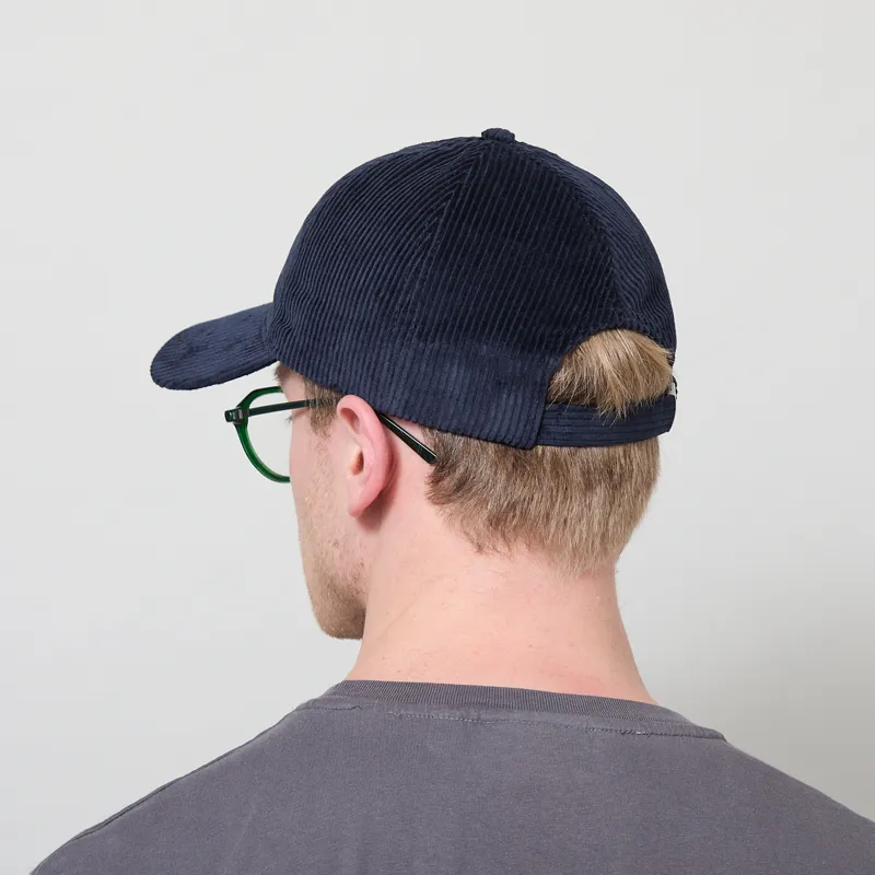 Barbour Preston Cord Cap Navy-2
