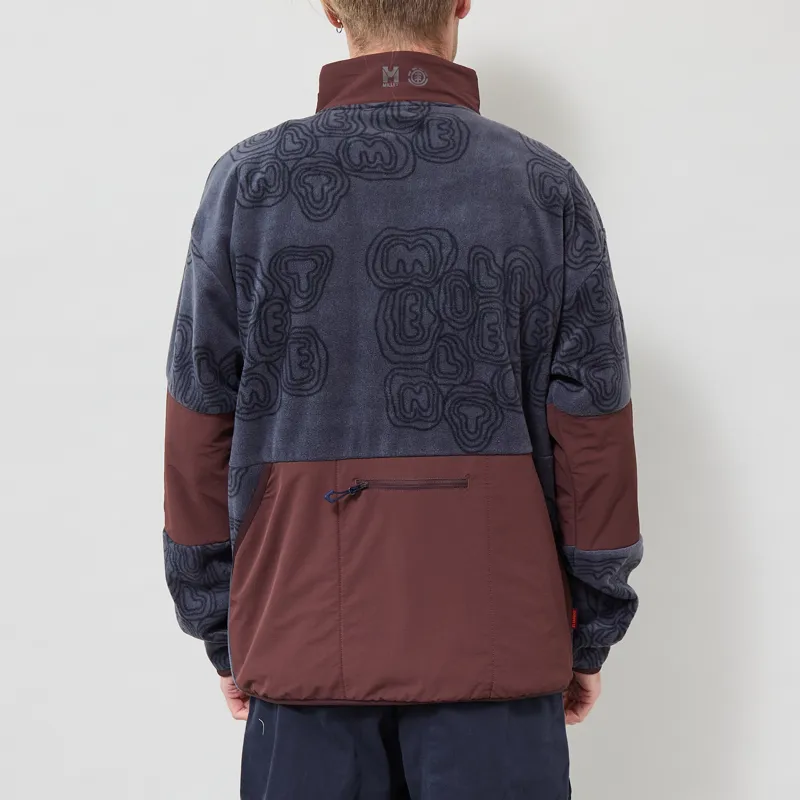 Element x Millet Fleece Jacket Shadow Blue-2