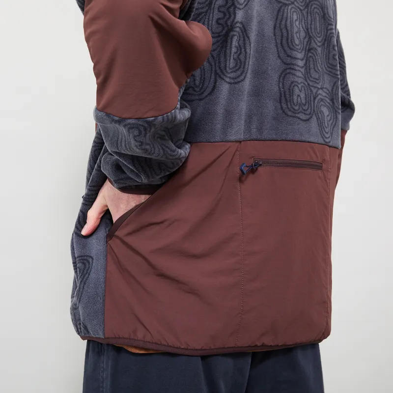 Element x Millet Fleece Jacket Shadow Blue-3