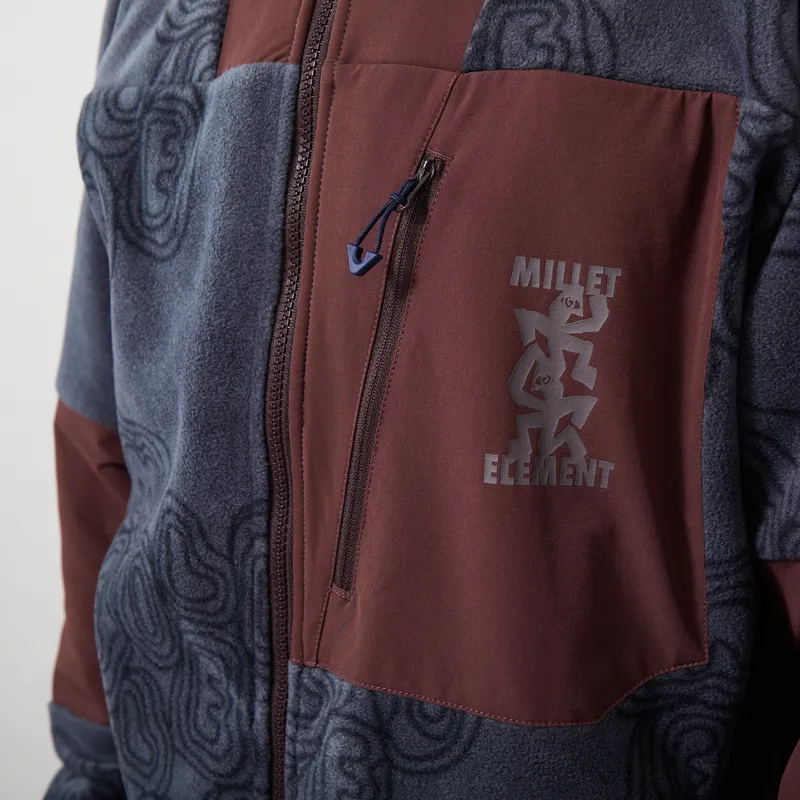 Element x Millet Fleece Jacket Shadow Blue-7
