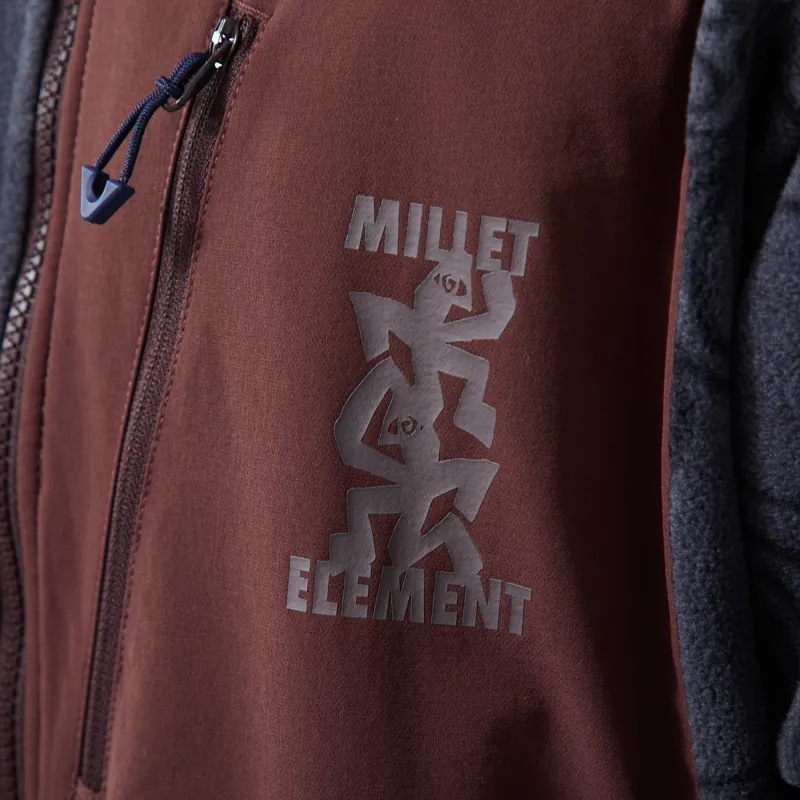 Element x Millet Fleece Jacket Shadow Blue-8
