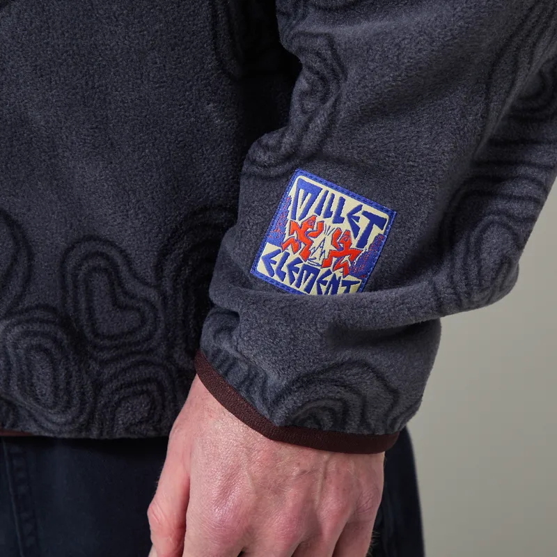 Element x Millet Fleece Jacket Shadow Blue-9