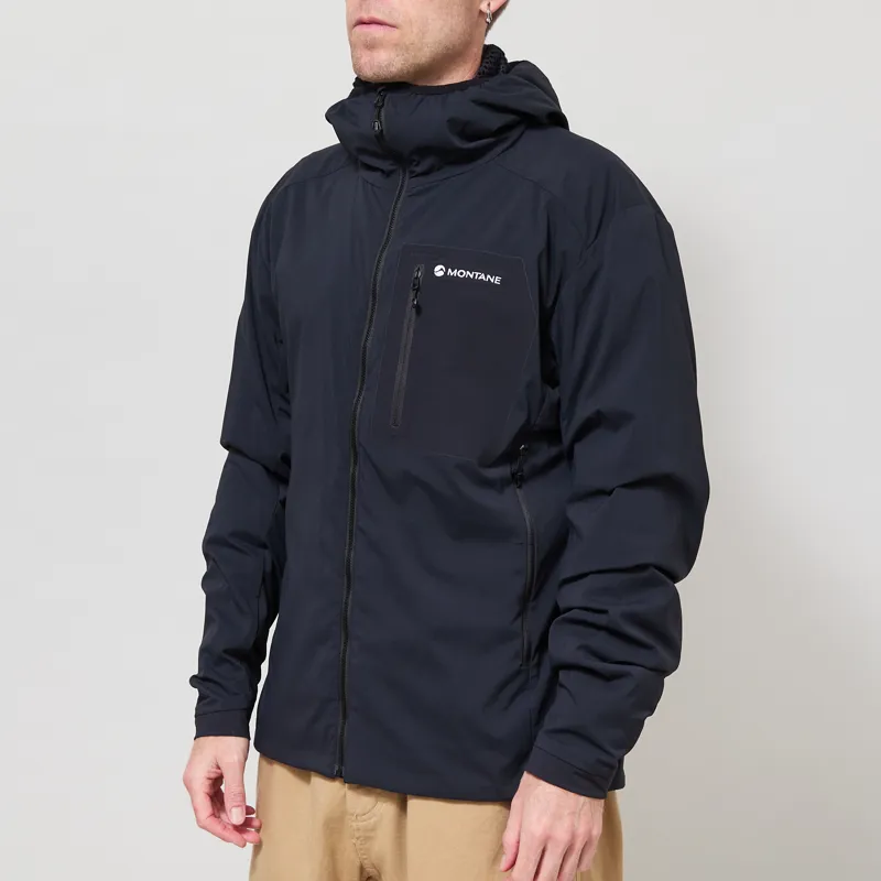 Montane Khamsin Lite Hooded Softshell Jacket Black-1