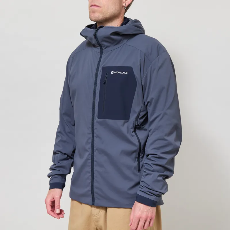 Montane Khamsin Lite Hooded Softshell Jacket Dark Sky-1