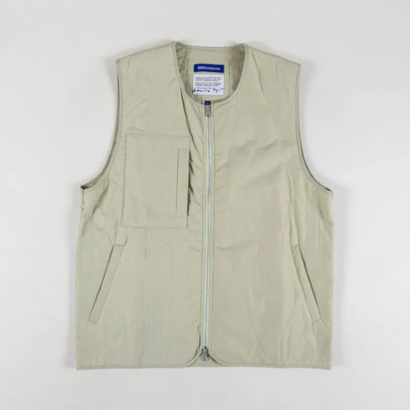 SCRT Panes Quilted Vest Asparagus