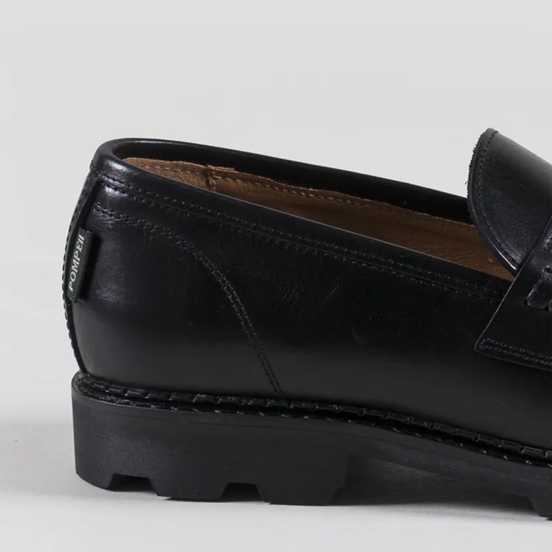 Pompeii Modena Leather Shoes Black-4
