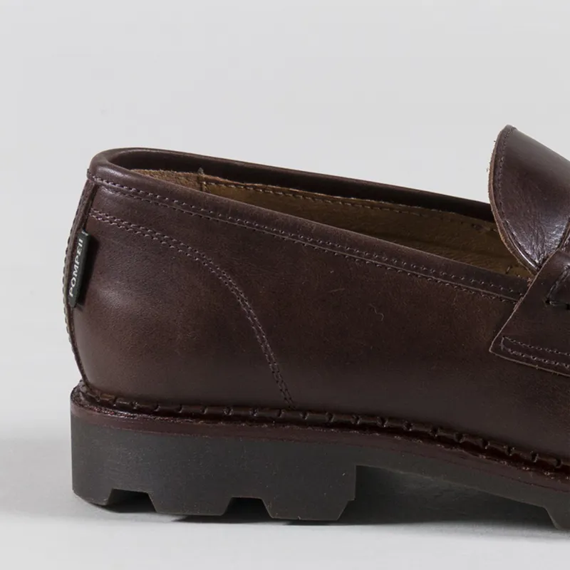 Pompeii Modena Leather Shoes Roast-4