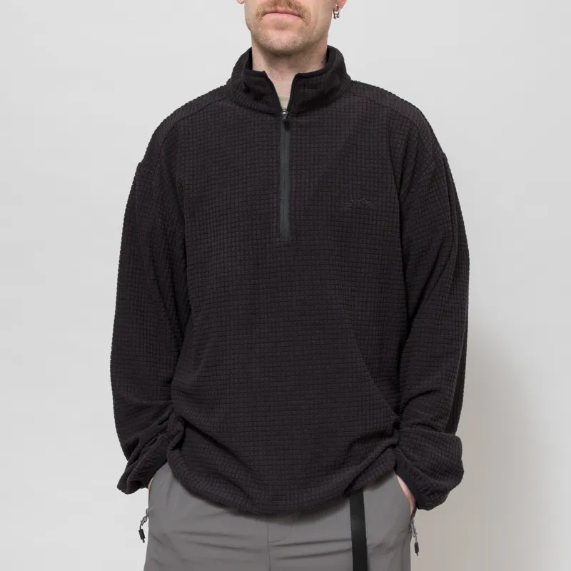 Mellow Clo Summit Half Zip Fleece Black