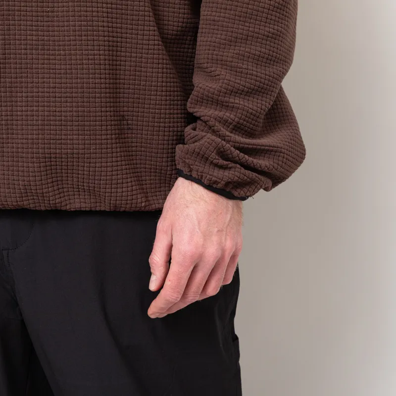 Mellow Clo Summit Half Zip Fleece Brown-8