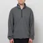 Mellow Clo Half Zip Fleece Charcoal