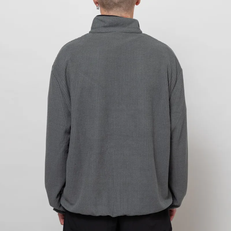 Mellow Clo Summit Half Zip Fleece Charcoal-3