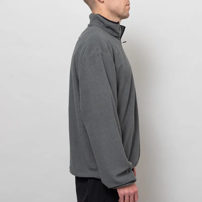 Mellow Clo Summit Half Zip Fleece Charcoal-4