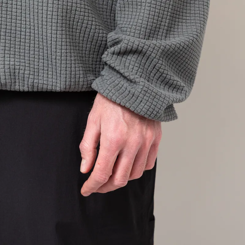 Mellow Clo Summit Half Zip Fleece Charcoal-9