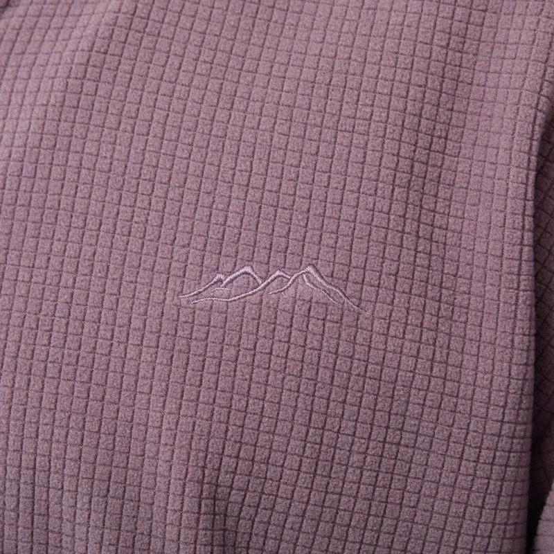 Mellow Clo Summit Half Zip Fleece Rich Plum-5