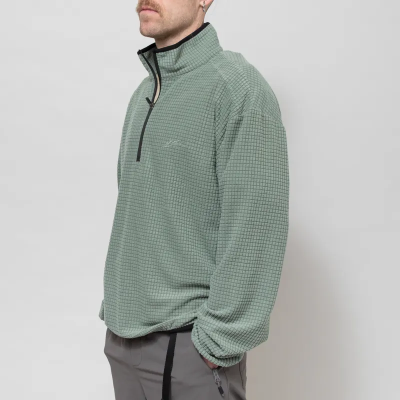 Mellow Clo Summit Half Zip Fleece Sage-2