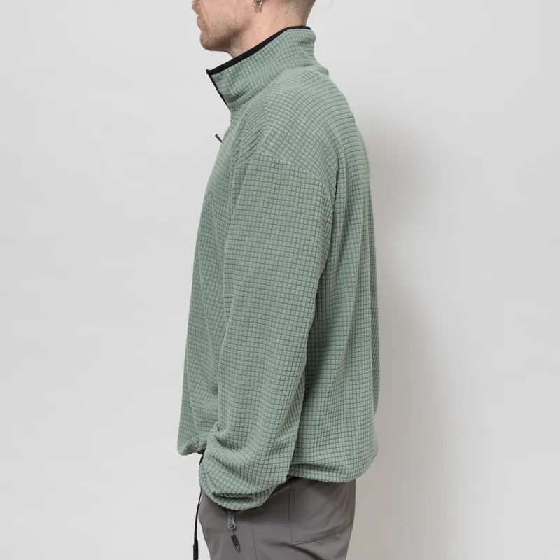 Mellow Clo Summit Half Zip Fleece Sage-1