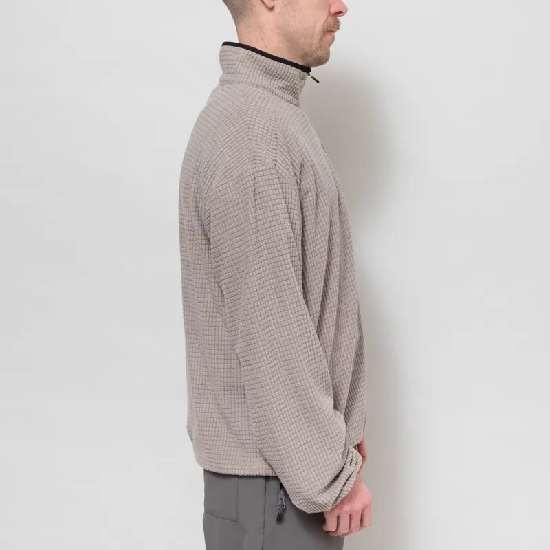Mellow Clo Summit Half Zip Fleece Stone-4