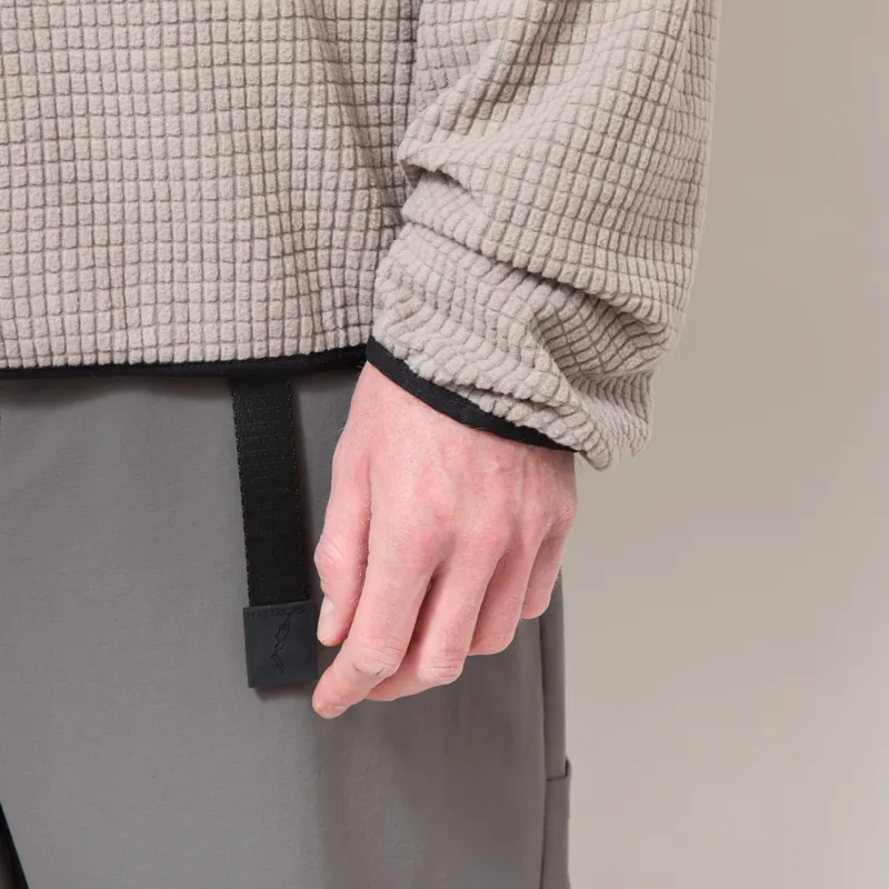 Mellow Clo Summit Half Zip Fleece Stone-7