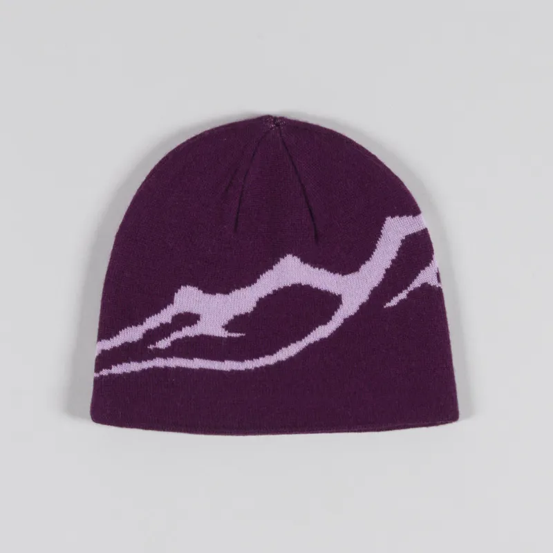 Mellow Clo Everyday Merino Beanie Purple