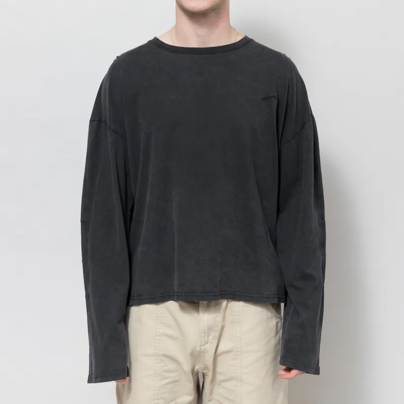 Mellow Clo Everyday Long Sleeve T Shirt Washed Black