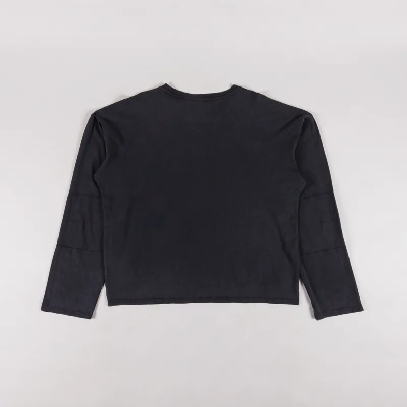 Mellow Clo Everyday Long Sleeve T Shirt Washed Black-1