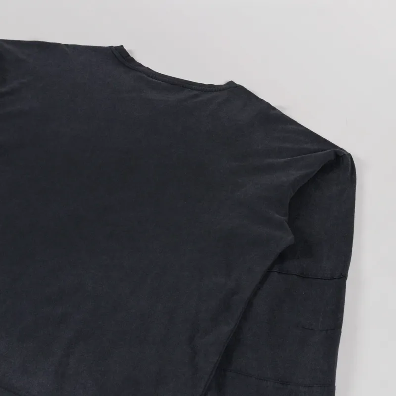 Mellow Clo Everyday Long Sleeve T Shirt Washed Black-3
