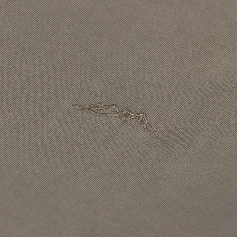 Mellow Clo Everyday Long Sleeve T Shirt Washed Brown-5