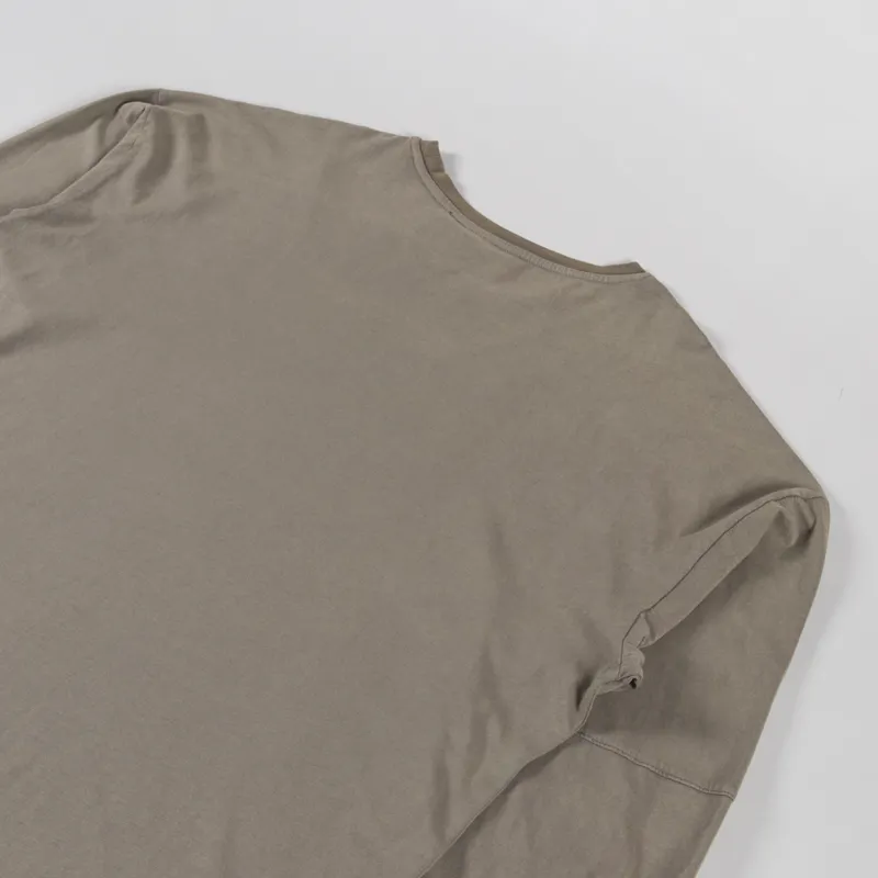 Mellow Clo Everyday Long Sleeve T Shirt Washed Brown-3