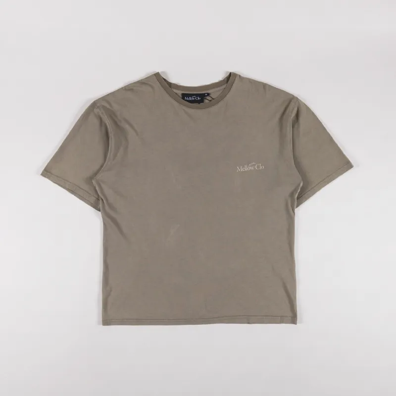Mellow Clo Everyday T Shirt Washed Brown-1