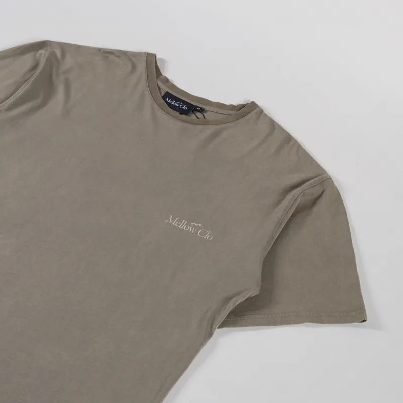 Mellow Clo Everyday T Shirt Washed Brown-3