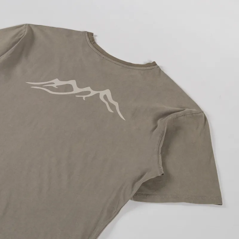 Mellow Clo Everyday T Shirt Washed Brown-2