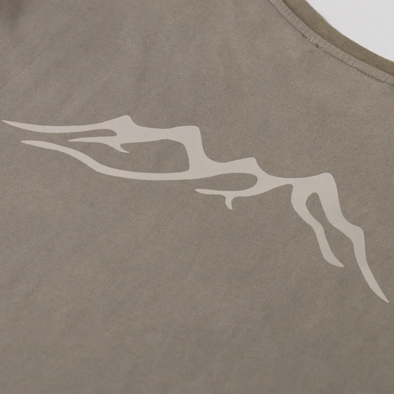 Mellow Clo Everyday T Shirt Washed Brown-4