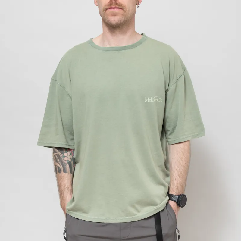 Mellow Clo Everyday T Shirt Washed Sage-3