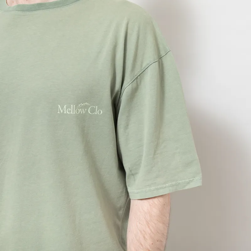 Mellow Clo Everyday T Shirt Washed Sage-6