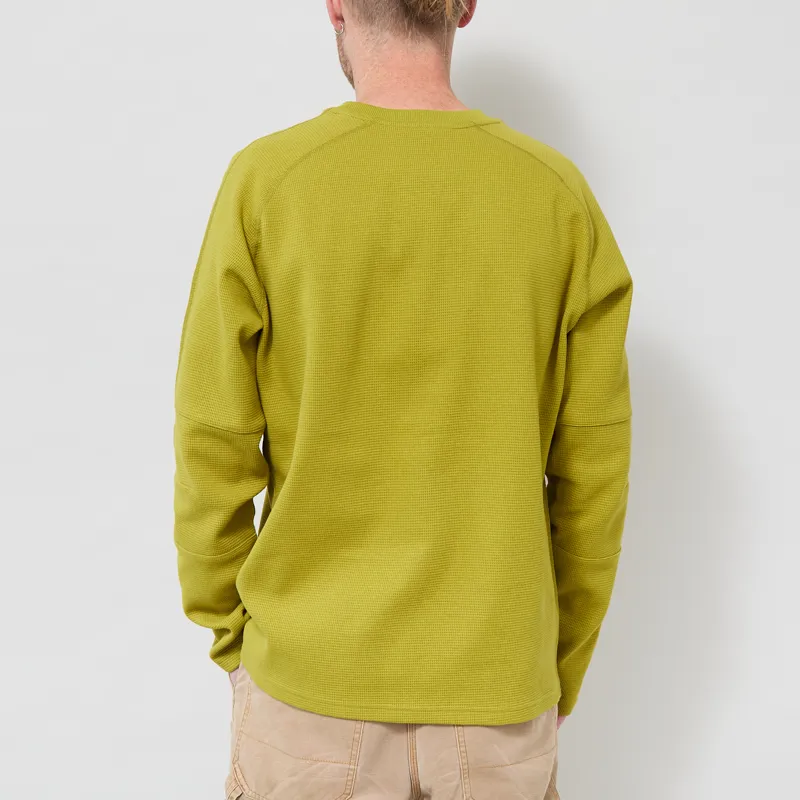 Mellow Clo Everyday Waffle Long Sleeve Persian Lime-2